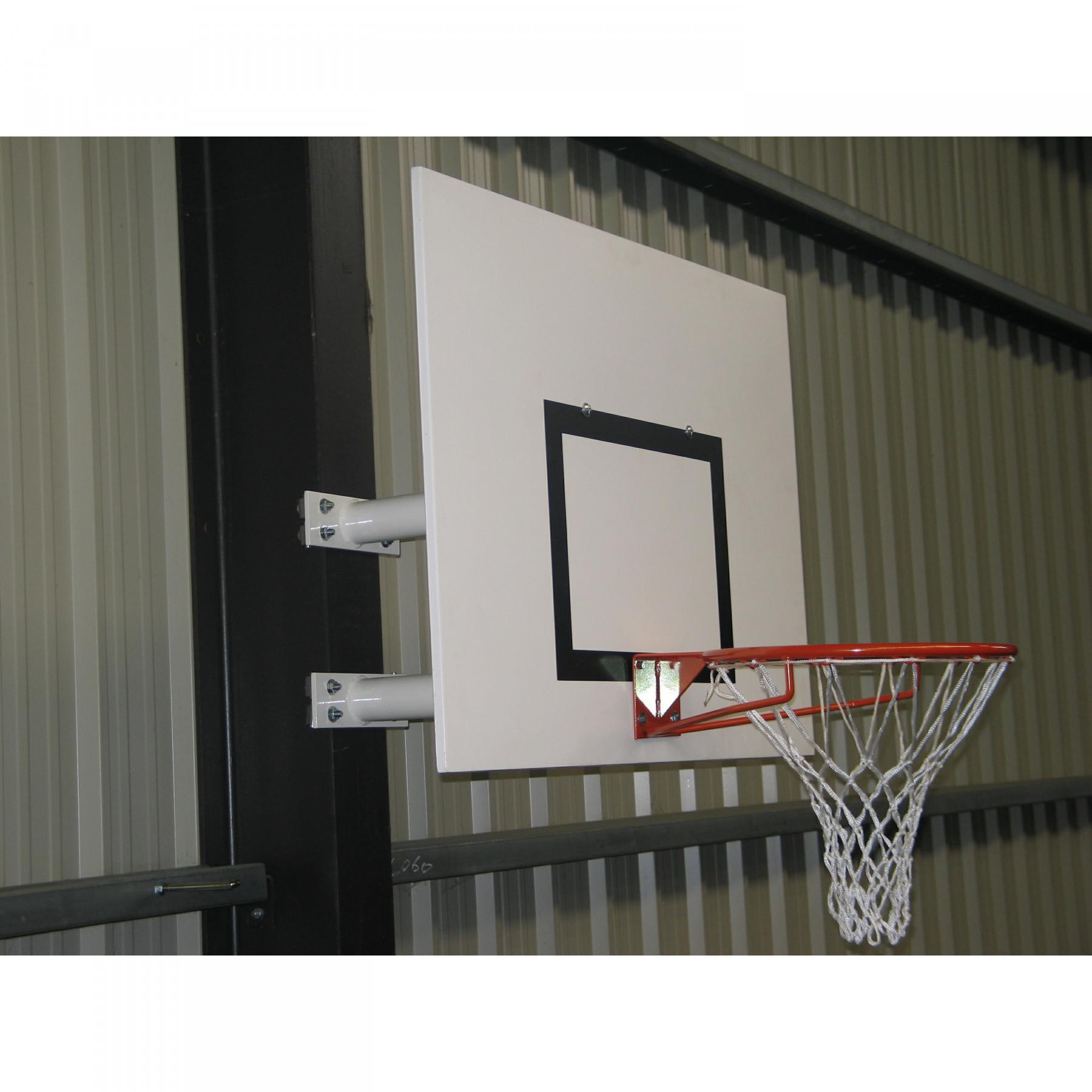Wandmontierter Basketballkorb mit fester Höhe Halbmond Sporti France