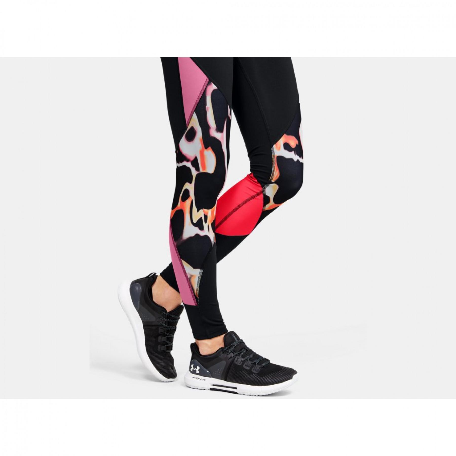 Damen-Leggings Under Armour RUSH™ Print Color Block