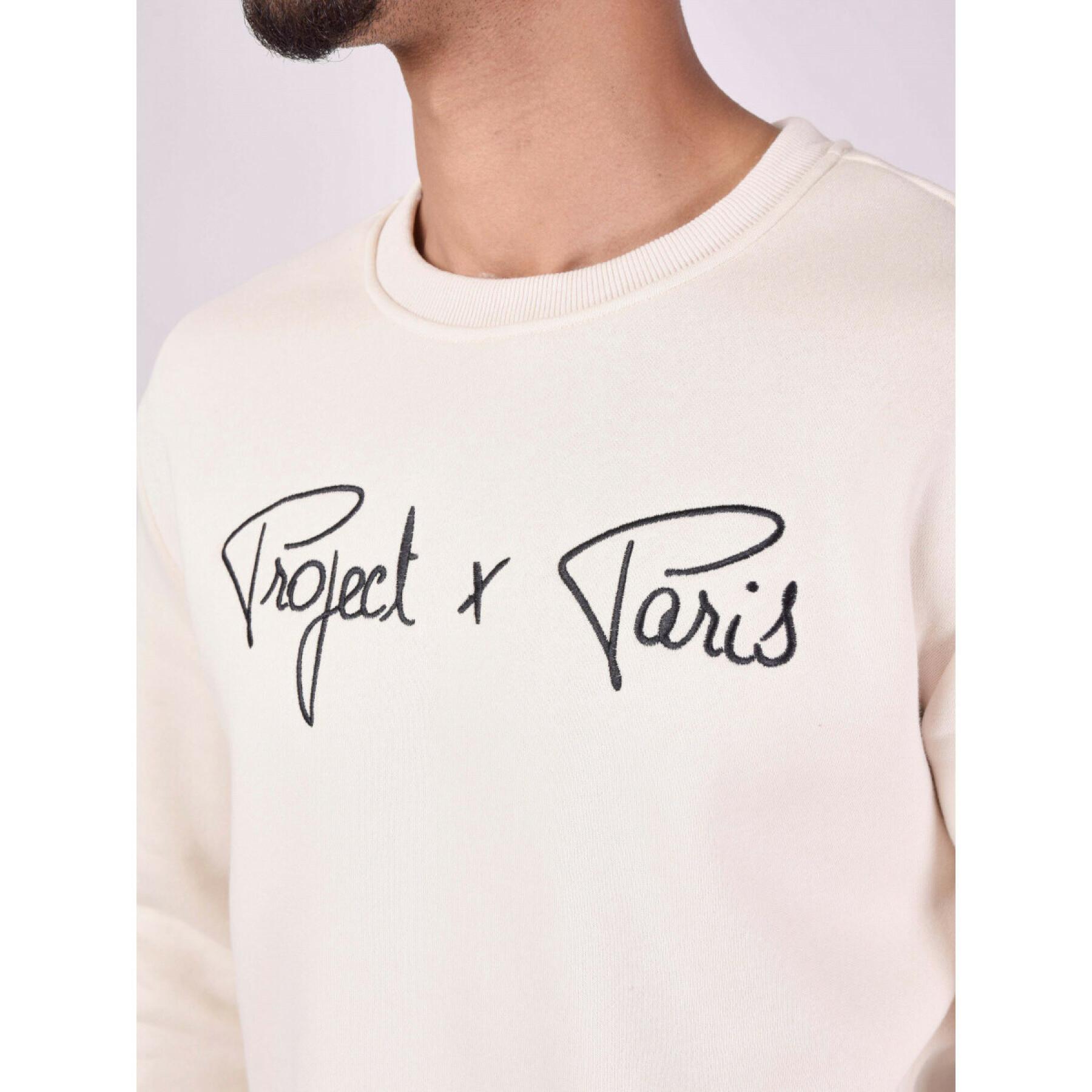 Sweatshirt mit kontrastierendem Logo Project X Paris