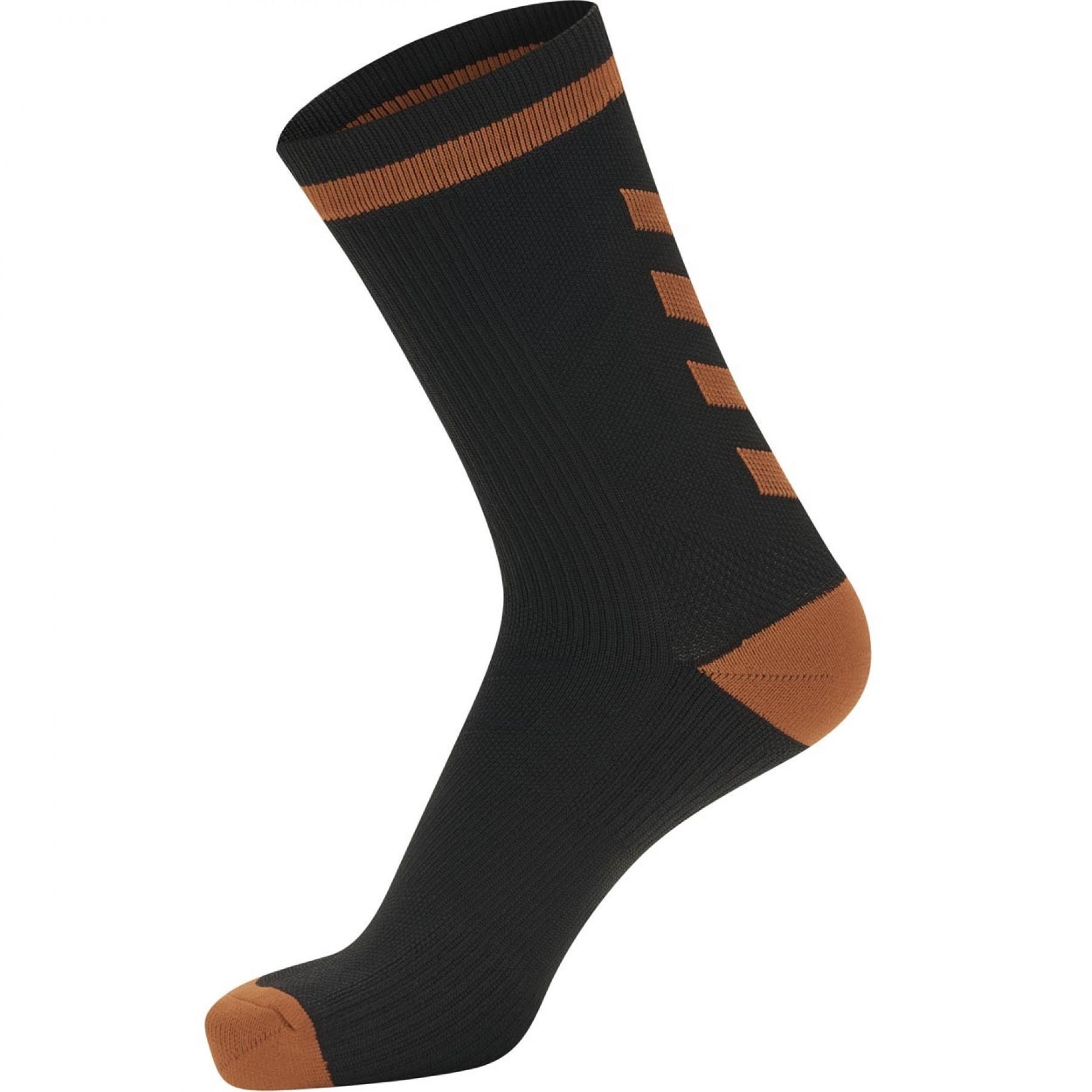 Satz von 3 Paar dunklen Socken Hummel Elite Indoor Low (coloris au choix)