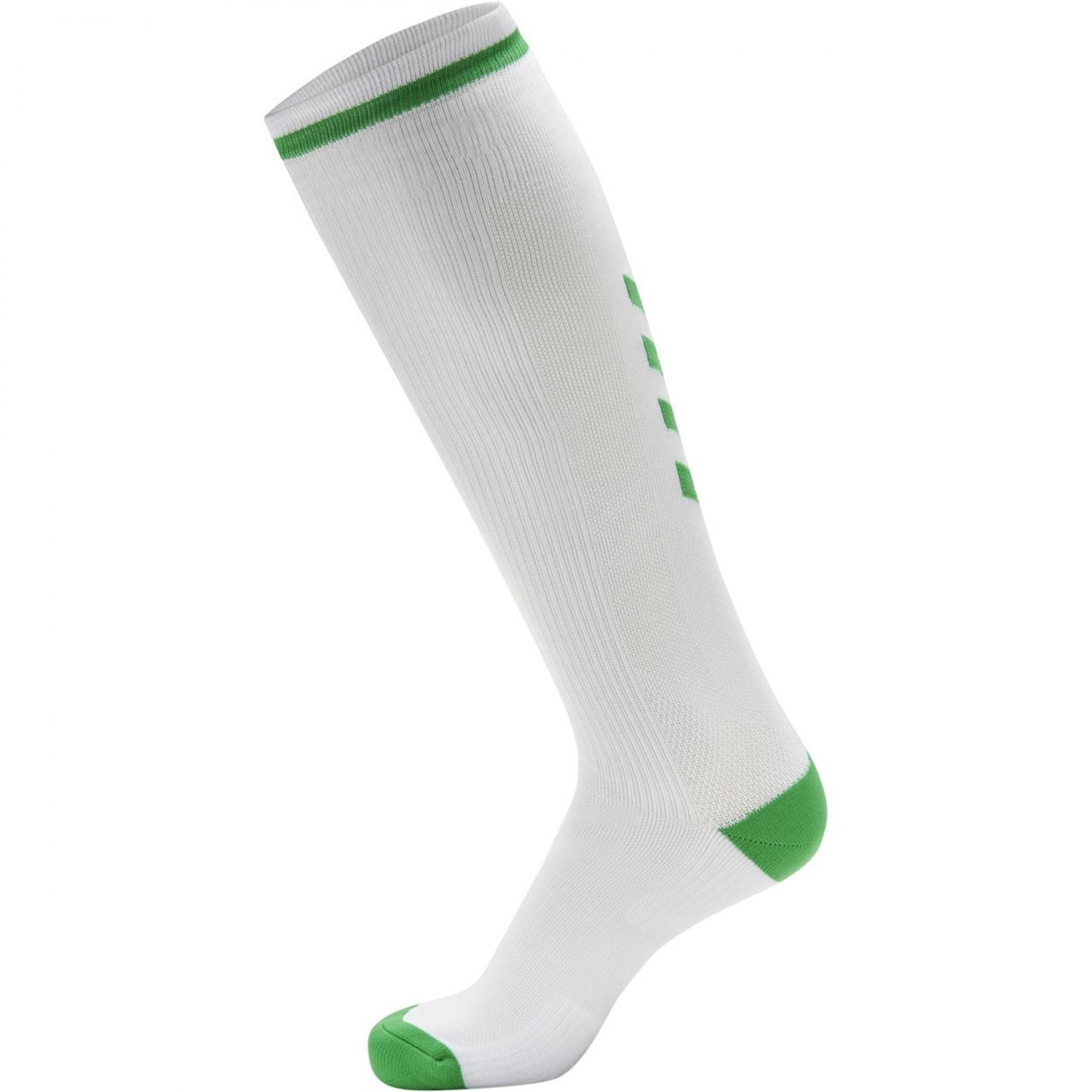 Packung mit 5 Paar hellen Socken Hummel Elite Indoor high (coloris au choix)