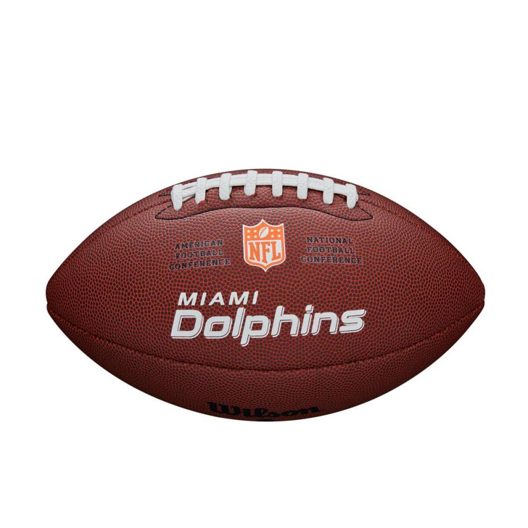 American Football Ball Wilson Dolphins NFL Licensed