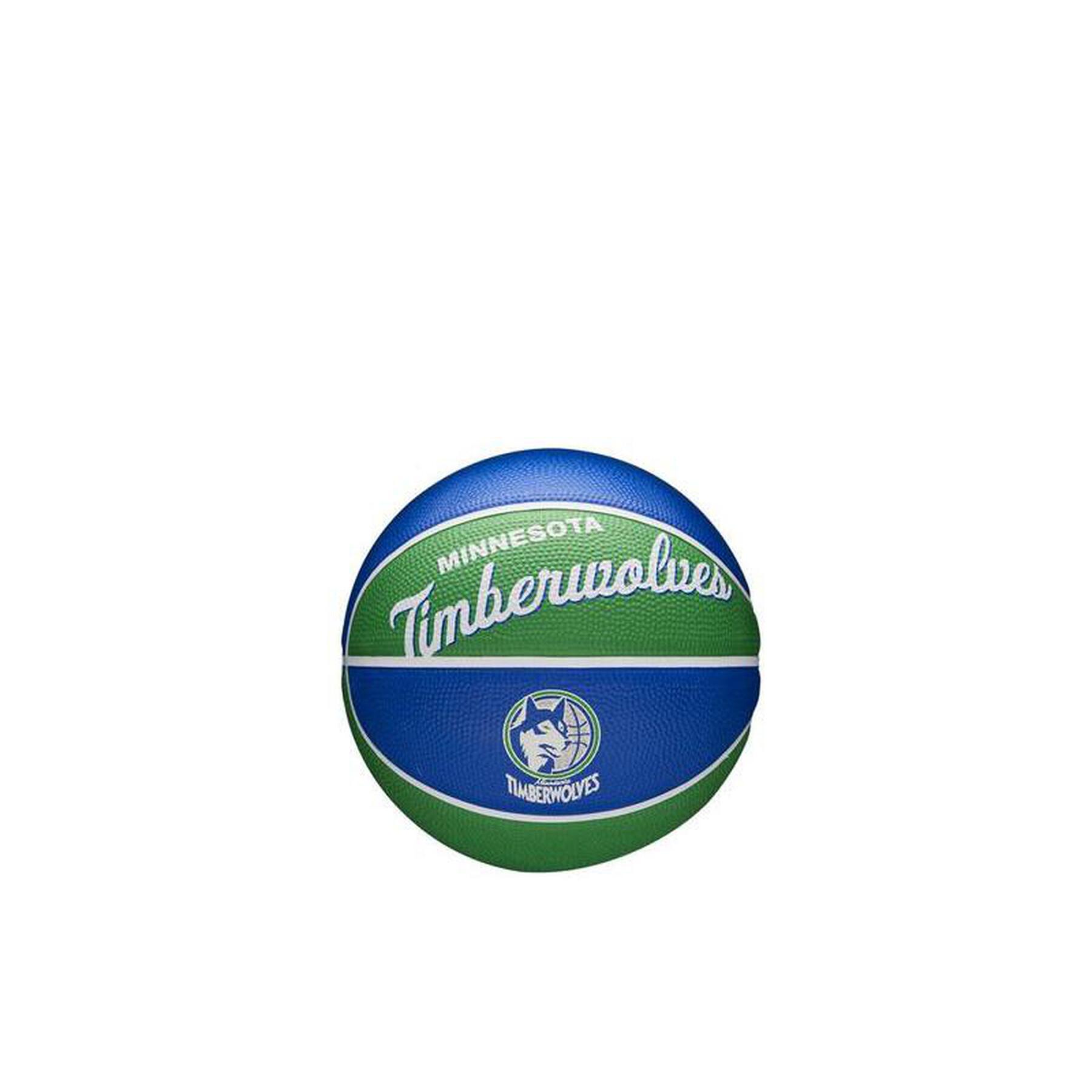 Mini nba retro ball Minnesota Timberwolves