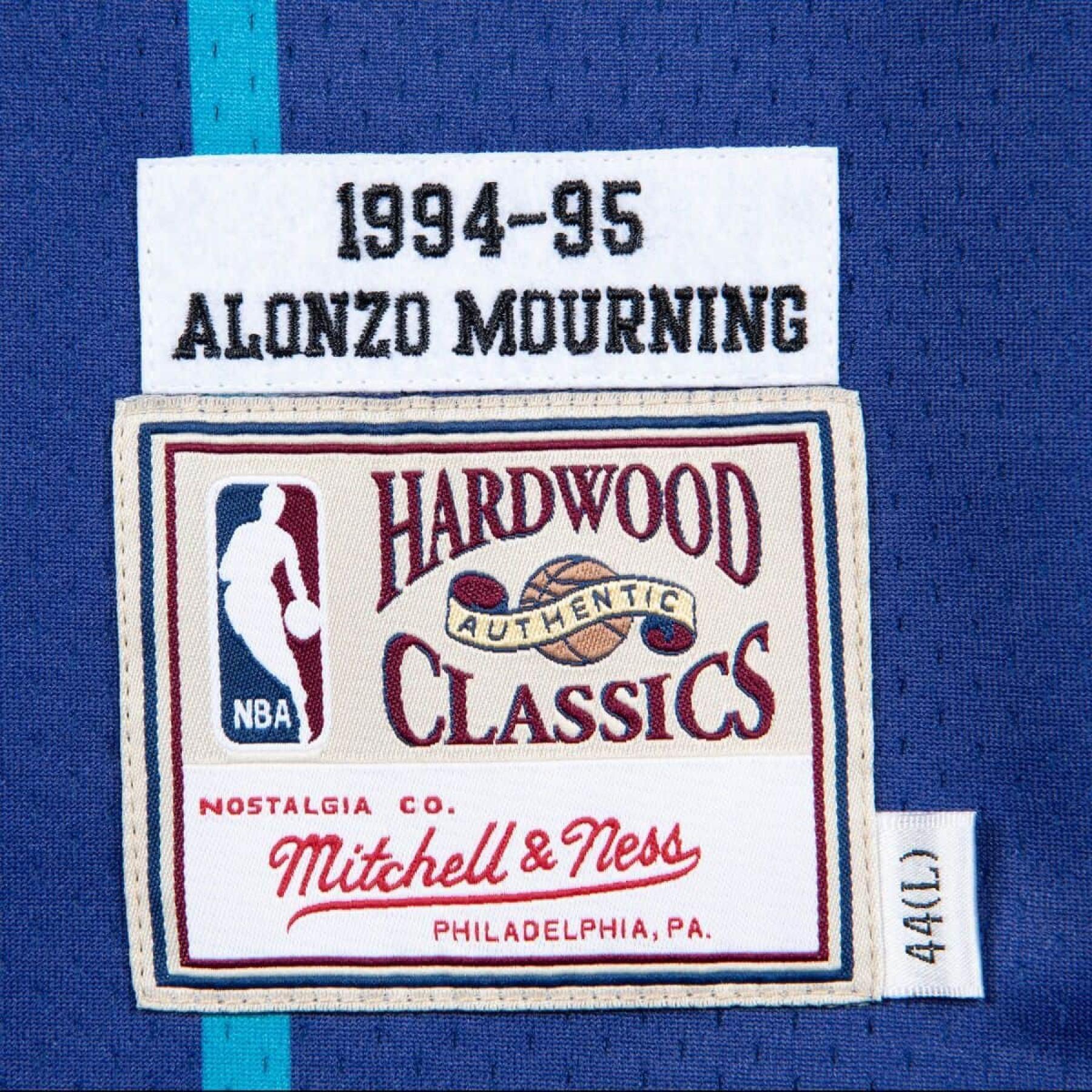 Authentisches Trikot Charlotte Hornets Alonzo Mourning 1995