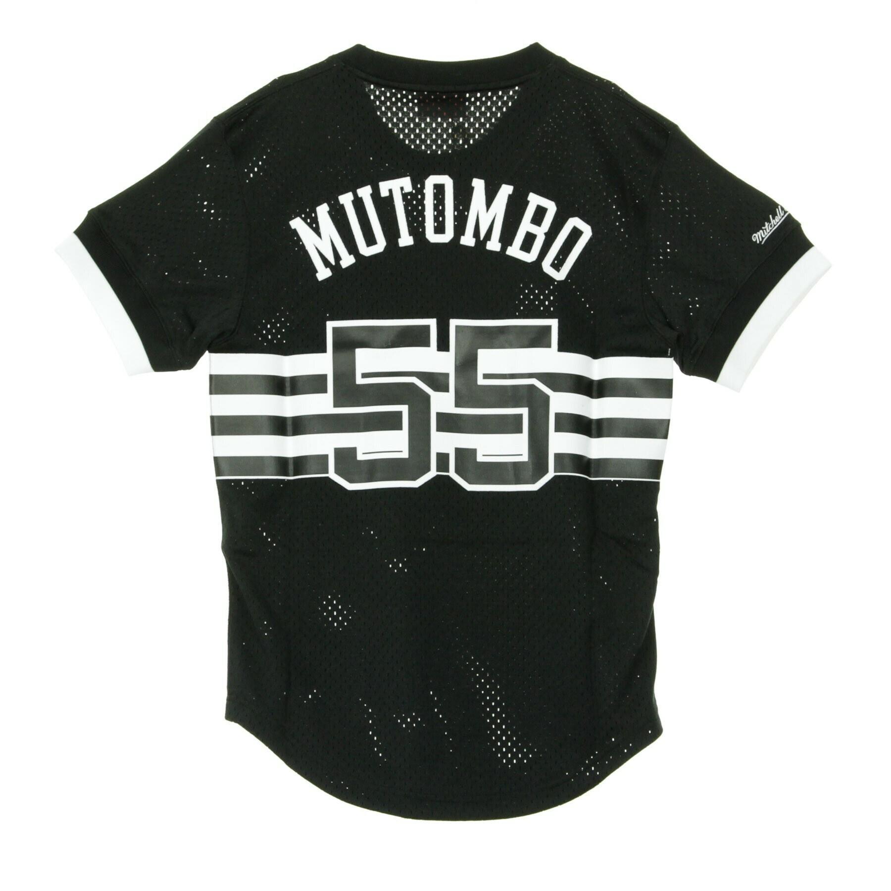 T-shirt Denver Nuggets black & white Dikembe Mutombo