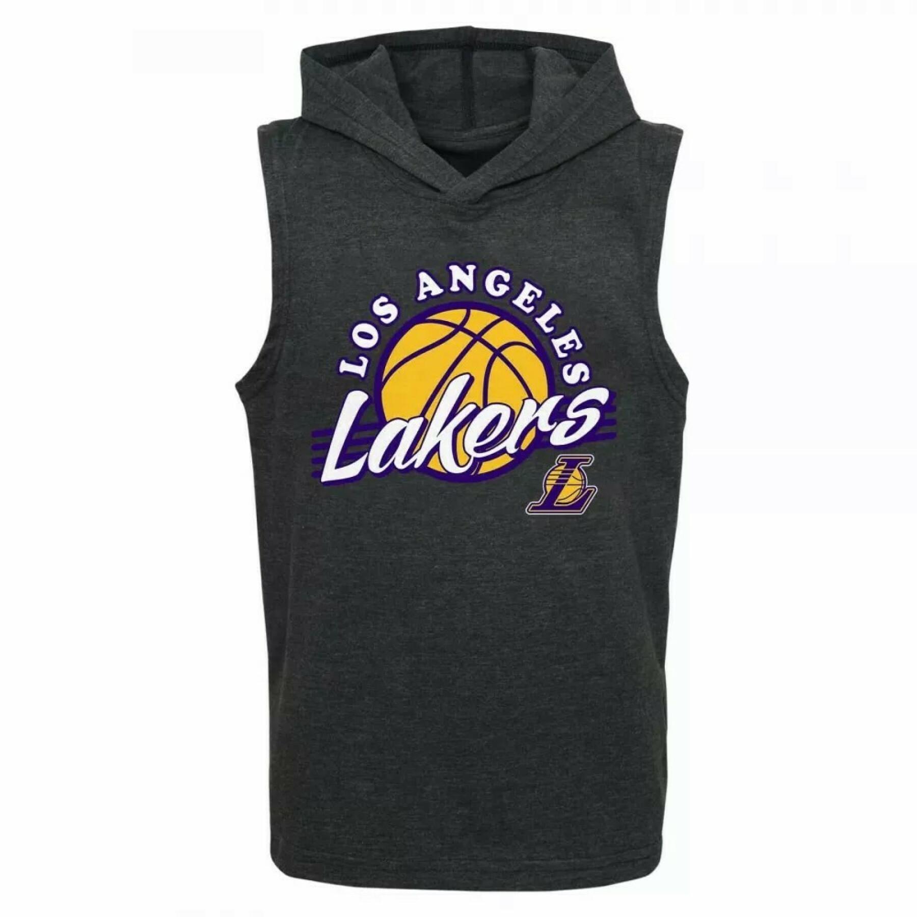 Set aus 1 Kapuzen-T-Shirt & 1 Kinder-T-Shirt Los Angeles Lakers