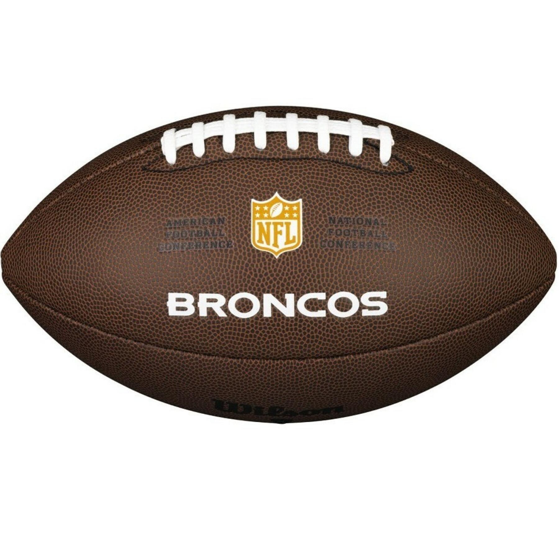 American Football Ball Wilson Broncos NFL Licensed