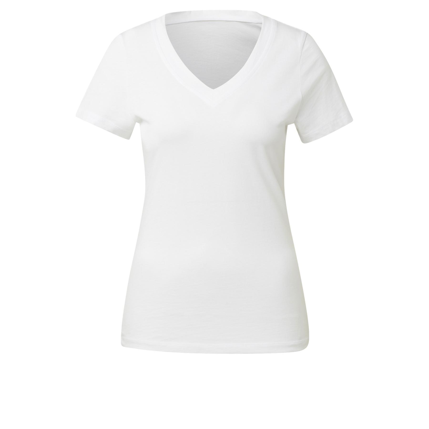 Frauen-T-Shirt Reebok GB Cotton V-Neck Vector