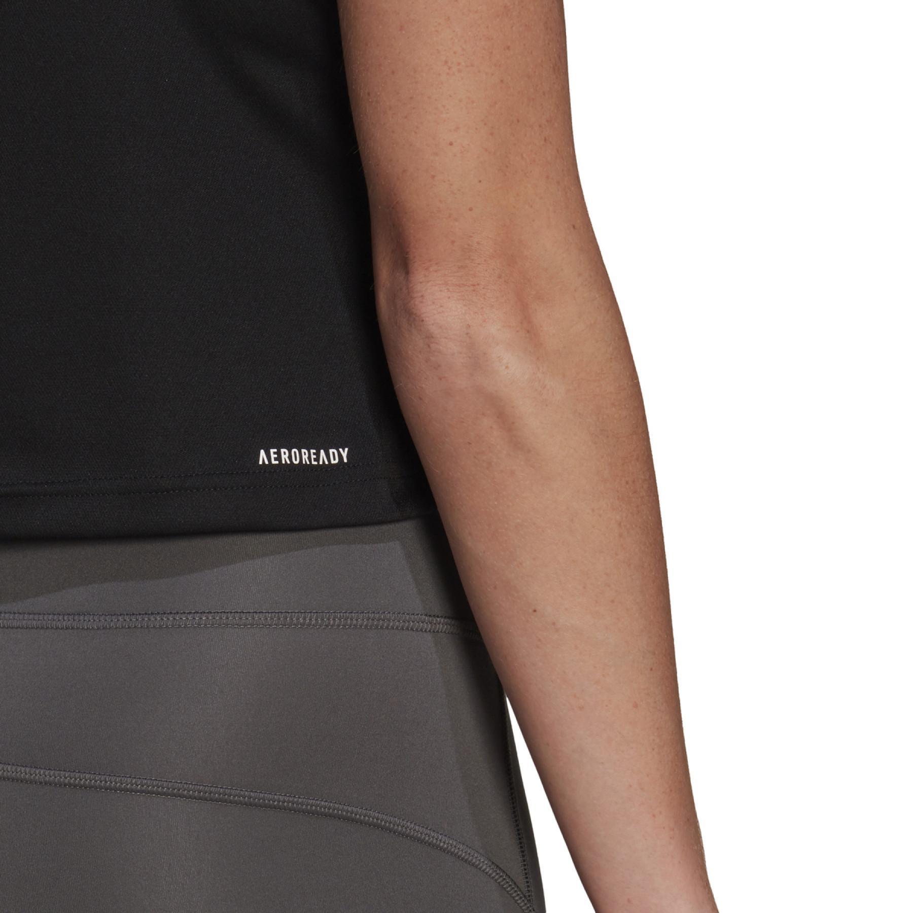 Kurzes Frauen-T-Shirt adidas Aeroready Designed 2 Move Logo Sport