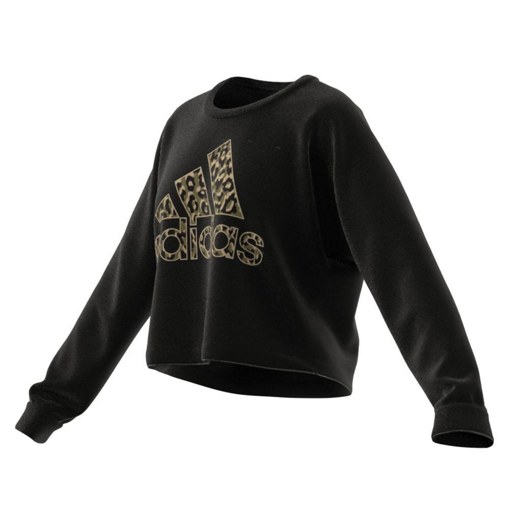 Damen-Sweatshirt adidas Leopard Graphic