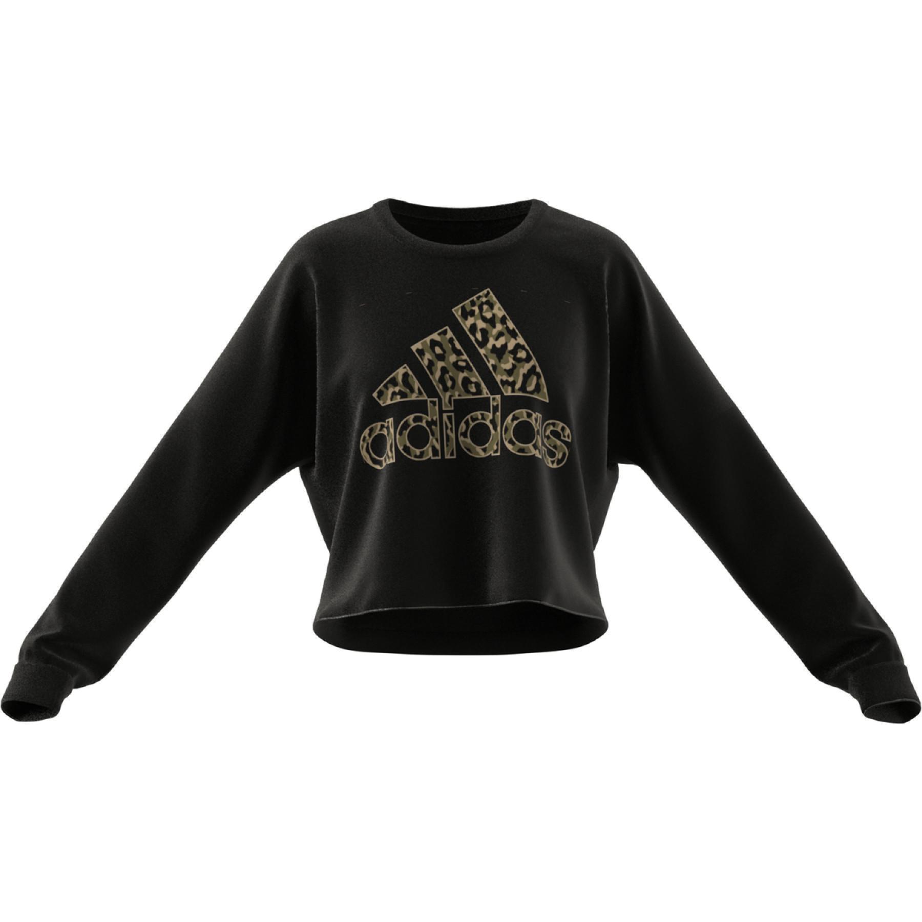 Damen-Sweatshirt adidas Leopard Graphic