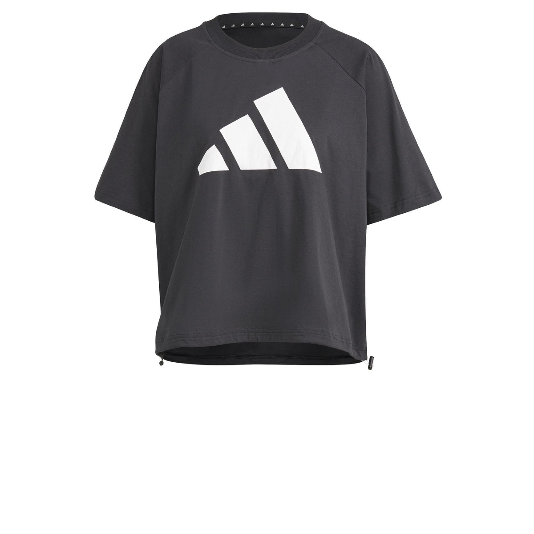 Frauen-T-Shirt adidas Sportswear Adjustable Badge of Sport