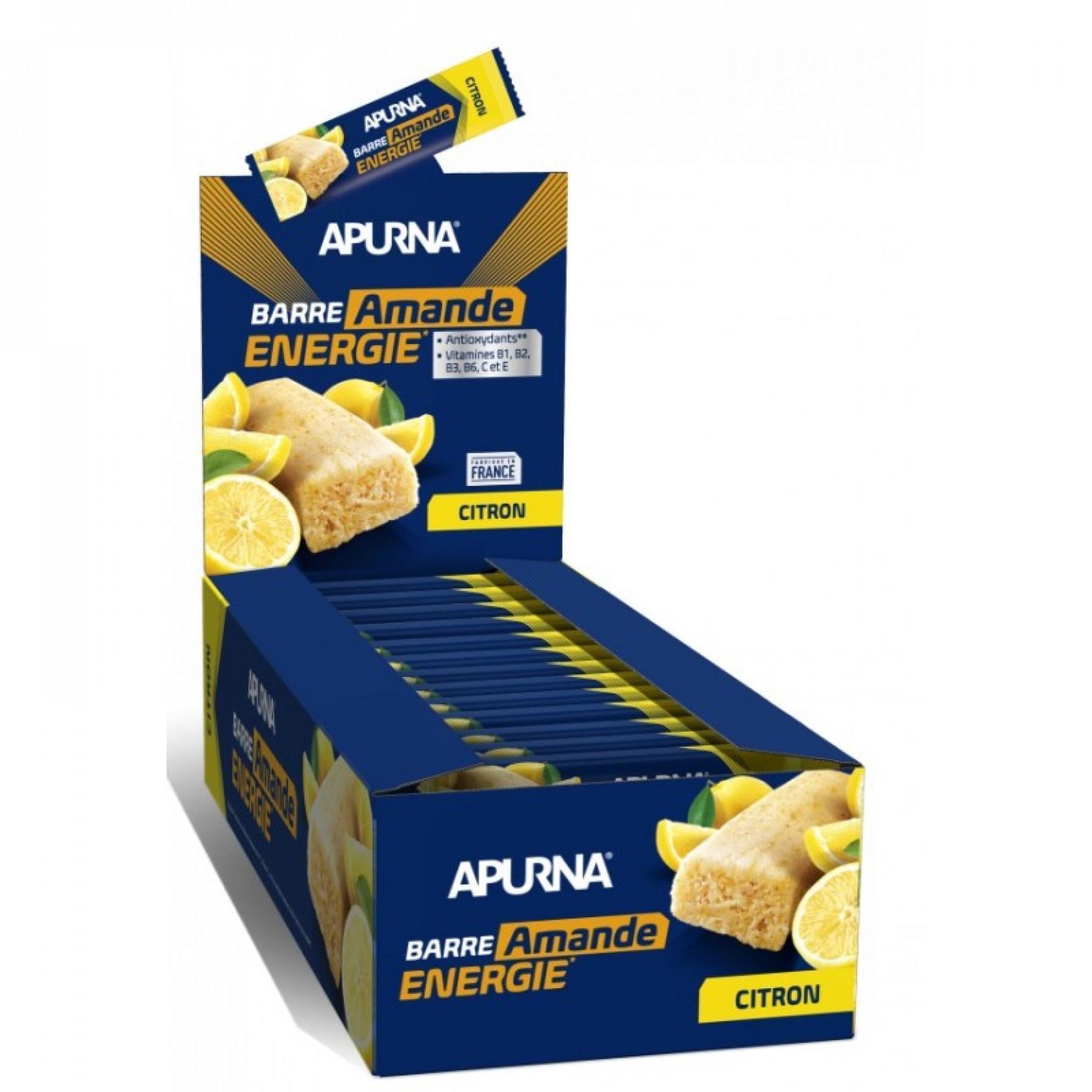 Packung mit 28 Schmelzstäben Apurna Citron/Amande