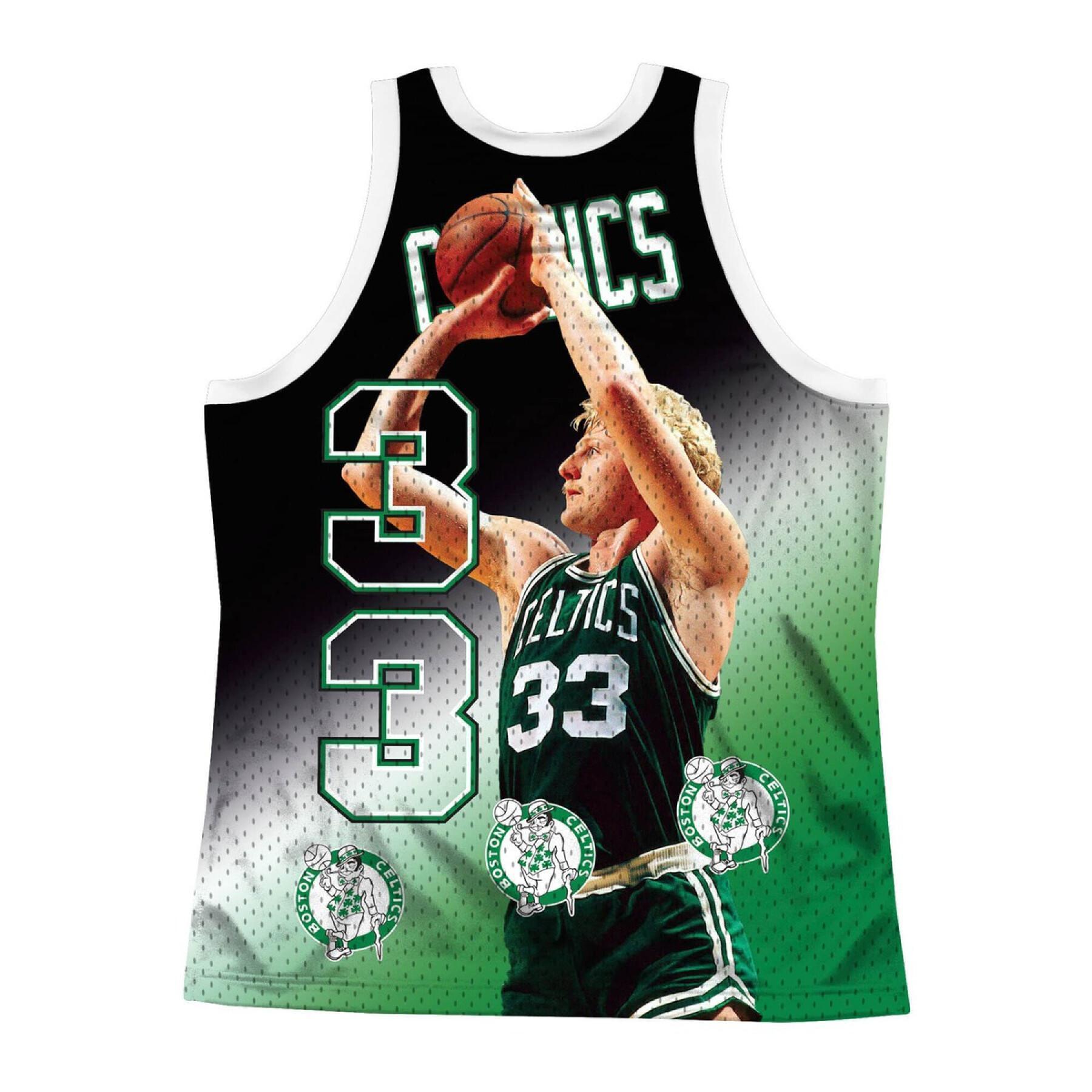 Jersey Boston Celtics behind the back tank