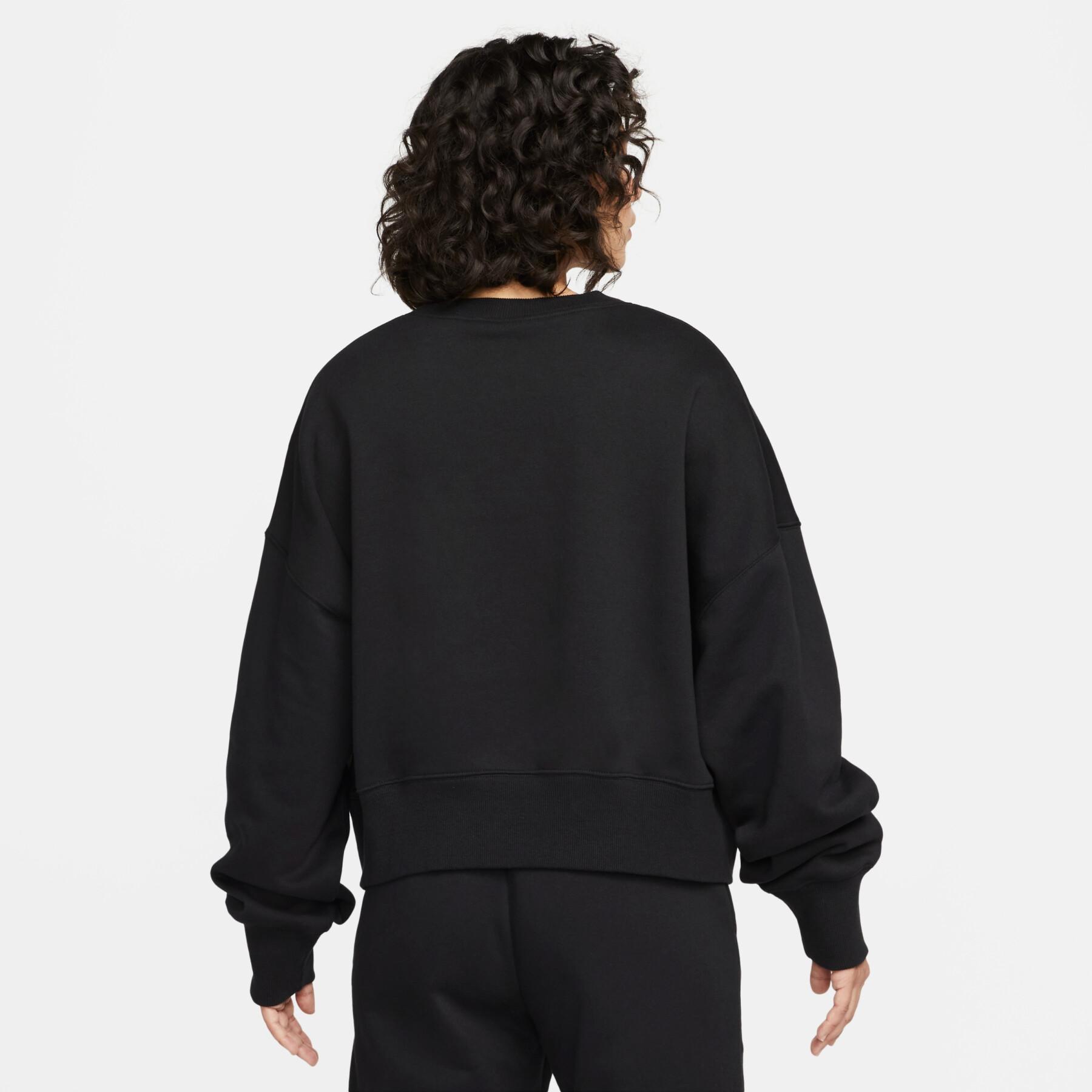Sweatshirt mit Rundhalsausschnitt Oversize Frau Nike Phoenix Fleece