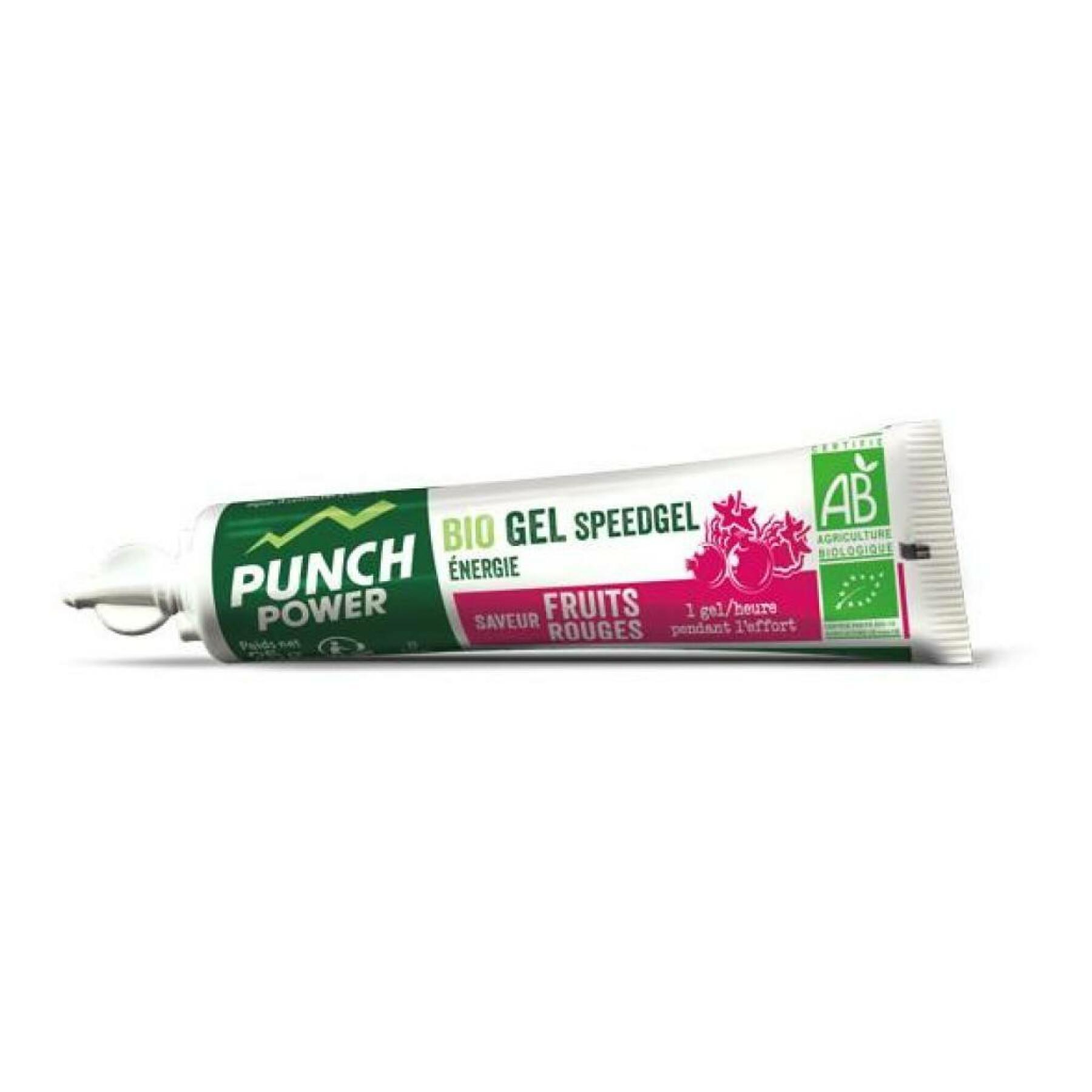 Energie-Gel Punch Power Speedgel Fruits rouges (x40)