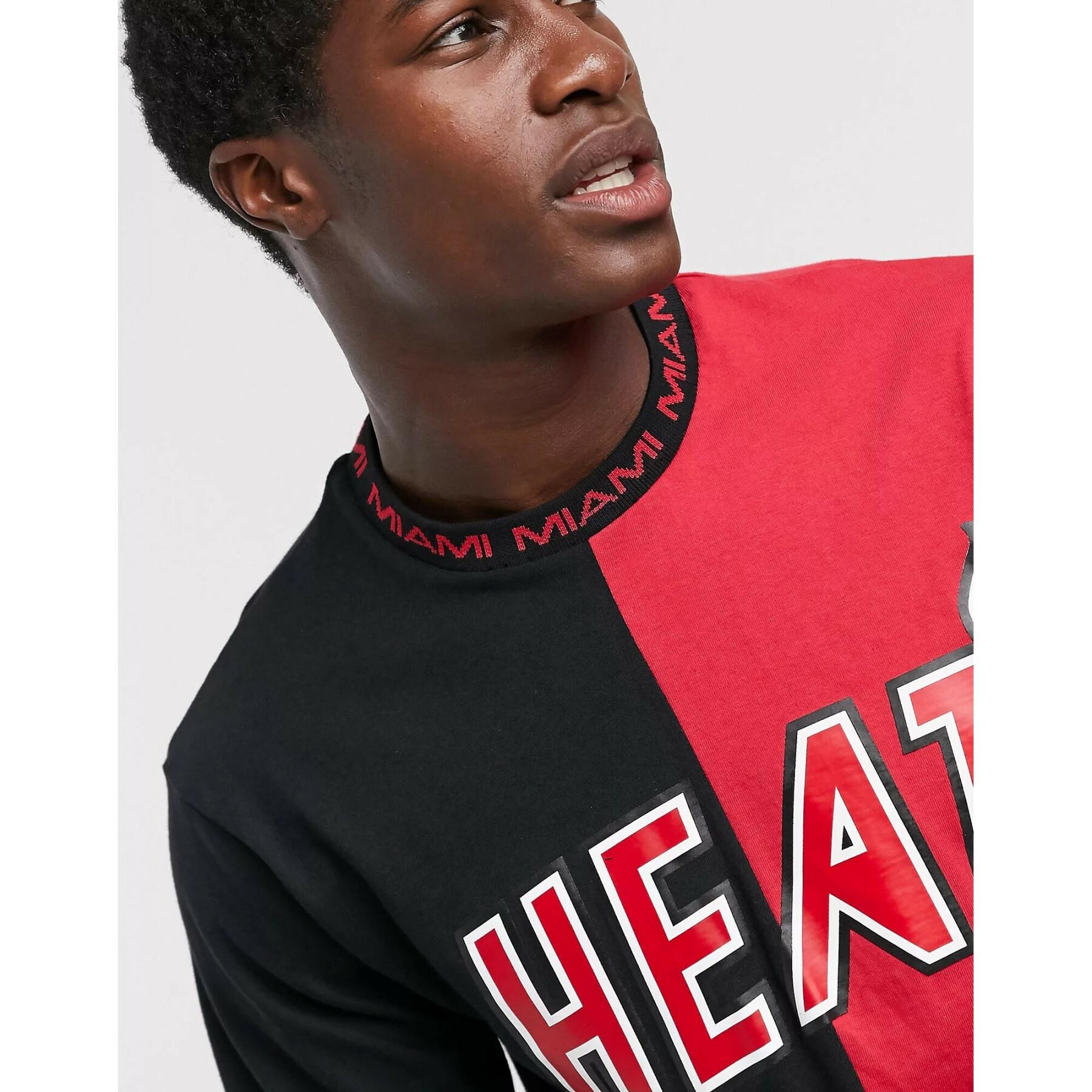 T-shirt Miami Heats nba split color