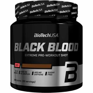 Lot von 10 Gläsern Booster Biotech USA black blood caf + - Cola - 300g