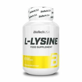 Set mit 12 Vitamingläsern Biotech USA l-lysine - 90 Gélul