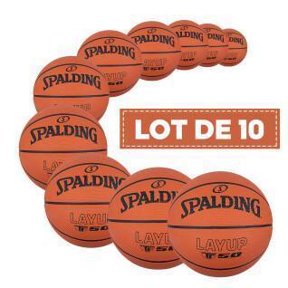 10er-Set Ballon Spalding Layup TF-50