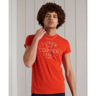 Leichtes T-Shirt mit Muster Superdry Workwear