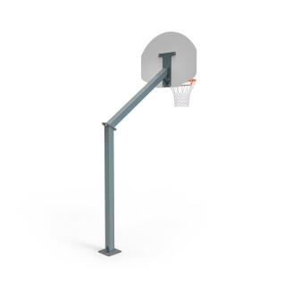 Basketballkorb mit 1,20 m Versatz auf Platte Sporti France