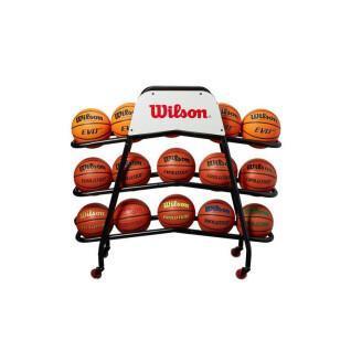 Geschosshalter Wilson Deluxe 15 Basketballs