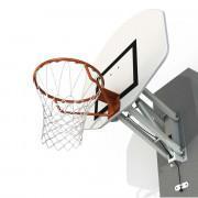 Wandmontierter Basketballkorb mit höhenverstellbarem Halbmond Sporti France