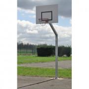 Basketballkorb, Versatz 1,20 m und Höhe 2,60 m auf einer Halbmondplatte Sporti France