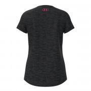 Mädchen-T-Shirt Under Armour à manches courtes et motif Twist Big Logo