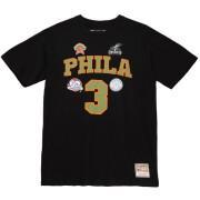 T-Shirt Philadelphia 76ers NBA Script N&N 76ers Allen Iverson