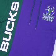Kurzarm-Kapuzenpulli Milwaukee Bucks split