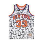 Trikot New York Knicks NBA Doodle Swingman 1991 Patrick Ewing