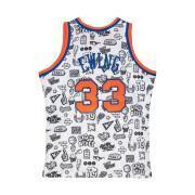 Trikot New York Knicks NBA Doodle Swingman 1991 Patrick Ewing