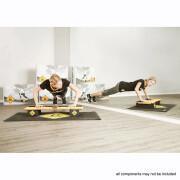 Balance Board + Ziegelsteine RollerBone Fitbone