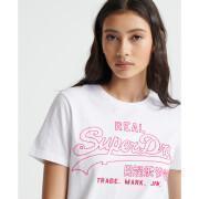 Kontur-T-Shirt für Frauen Superdry Vintage Logo Pop
