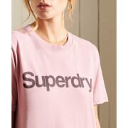 Kurzarm-T-Shirt, Damen Superdry Core Logo