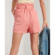 Damen-Shorts mit geraffter Taille Superdry Desert